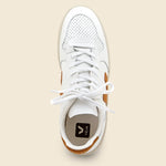 V10 Sneaker - Extra White/Camel - Veja - STAG Provisions - Shoes - Athletic