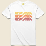 New York Tee - White - Velva Sheen - STAG Provisions - Tops - S/S Tee - Graphic