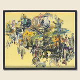 Abstract Marbled Painting - Vintage - STAG Provisions - One & Done - Art