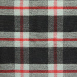 Vintage Indian Wool Plaid Blanket - Black/Red - Vintage - STAG Provisions - Gift - Blankets