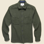 Whiting Overshirt - Olive - Wax London - STAG Provisions - Tops - L/S Woven - Plaid