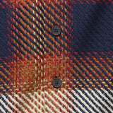 Whiting Overshirt - Navy/Red Ombre Check - Wax London - STAG Provisions - Tops - L/S Woven - Plaid