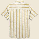 Leno Shirt - Ecru - Wax London - STAG Provisions - Tops - S/S Woven - Other Pattern