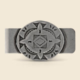Concho Carved Money Clip - Nickel Silver - Yuketen - STAG Provisions - Accessories - Misc. Jewelry