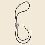Leather Bolo Tie - Nickel Silver/Turquoise/Leather - Yuketen - STAG Provisions - Accessories - Necklaces