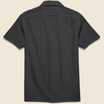 Seersucker Camp Shirt - Washed Black - Alex Mill - STAG Provisions - Tops - S/S Woven - Other Pattern