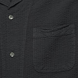 Seersucker Camp Shirt - Washed Black - Alex Mill - STAG Provisions - Tops - S/S Woven - Other Pattern