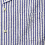 Seersucker Camp Shirt - Blue/White Stripes - Alex Mill - STAG Provisions - Tops - S/S Woven - Other Pattern