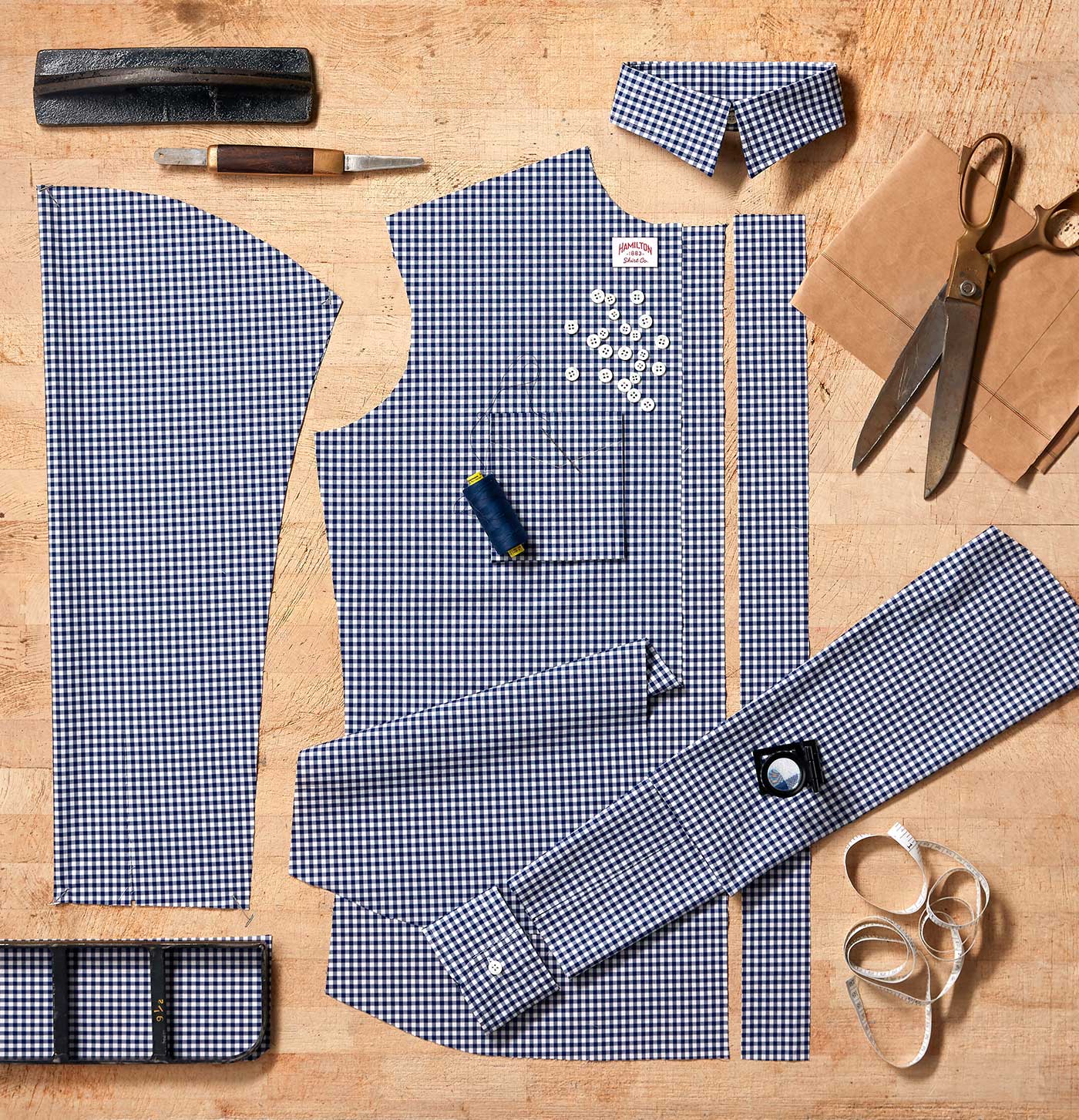 
                          Set of Four Bespoke Hamilton Shirts - STAG's Grandest Gifts - STAG Provisions - Holiday - Deluxe
                        